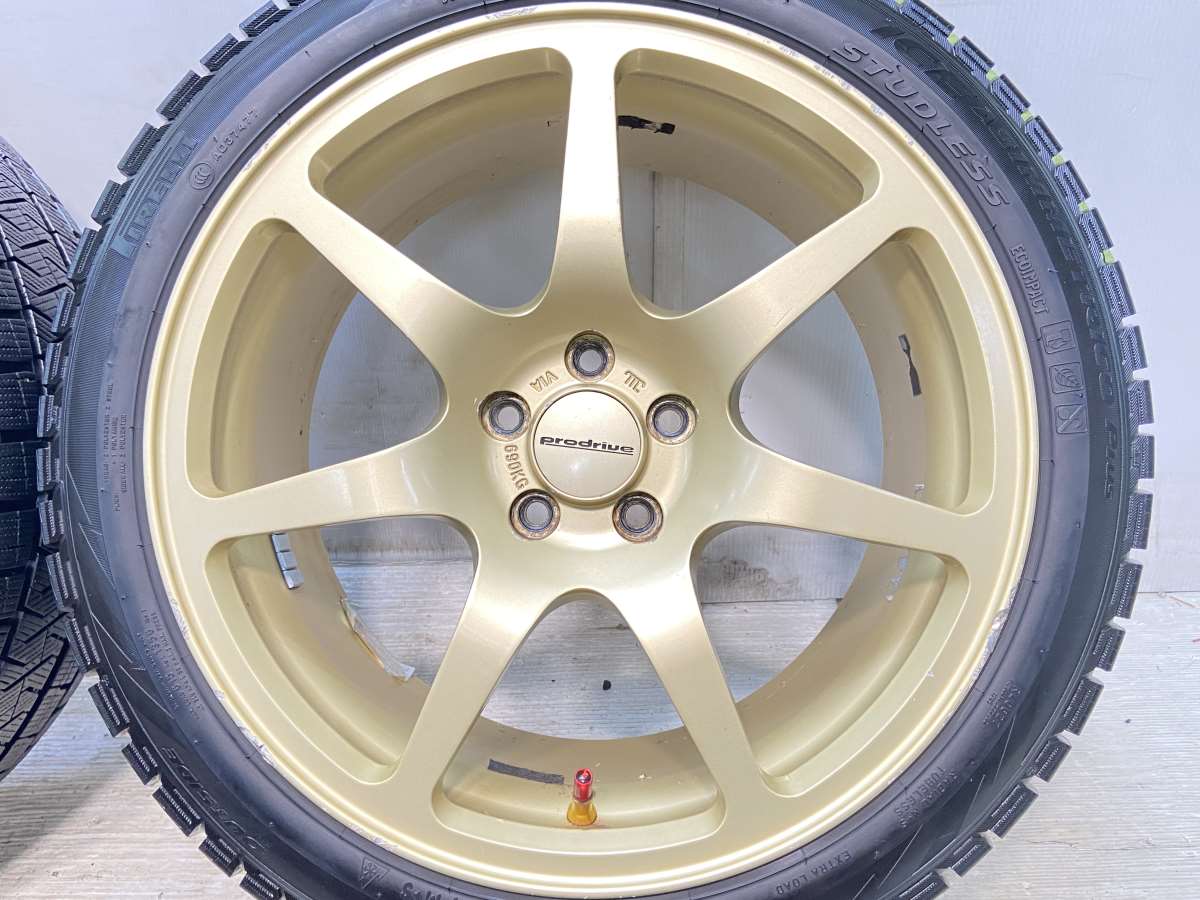 ピレリ アイスアシンメトリコ ＋ 215/45R17 / プロドライブ 7.5J+48 100-5穴 4本 – タイヤ・ホイールカンパニー