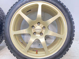 ピレリ アイスアシンメトリコ ＋ 215/45R17  /　 プロドライブ 7.5J+48 100-5穴 4本
