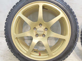 ピレリ アイスアシンメトリコ ＋ 215/45R17  /　 プロドライブ 7.5J+48 100-5穴 4本