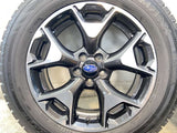 ダンロップ ウィンターマックス WM02 225/60R17  /スバル純正  7.0J+55 100-5穴 4本