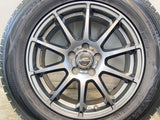 ダンロップ ウィンターマックス SJ8 225/65R17  /　 SCHNEDER 7.0J+48 114.3-5穴 4本