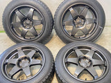 グッドイヤー アイスナビ 7 215/55R17  /　 TECMAG 8.0J+30 112-5穴 4本