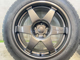 グッドイヤー アイスナビ 7 215/55R17  /　 TECMAG 8.0J+30 112-5穴 4本