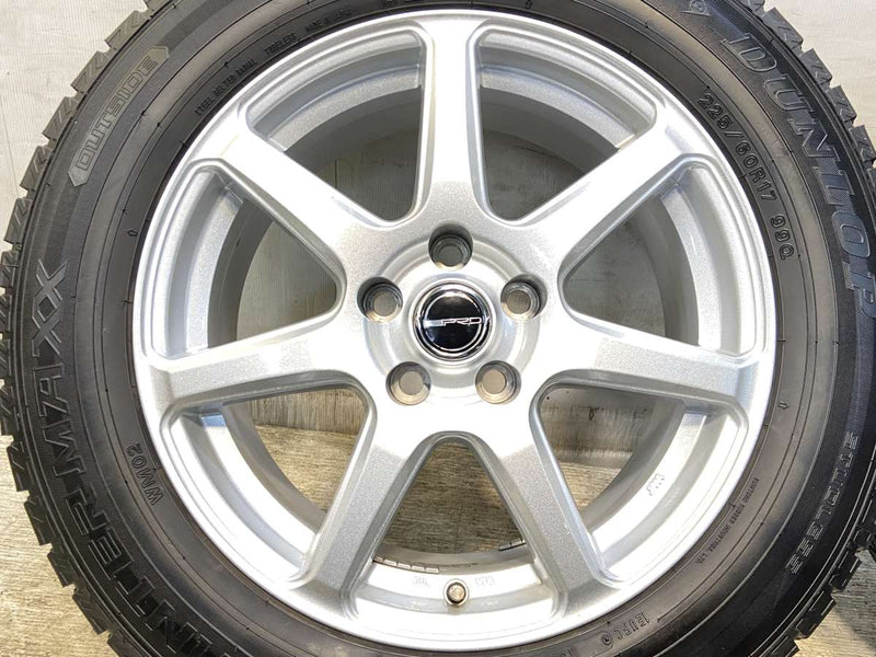 ダンロップ ウィンターマックス WM02 225/60R17  /　 PRD 7.0J+39 114.3-5穴 4本