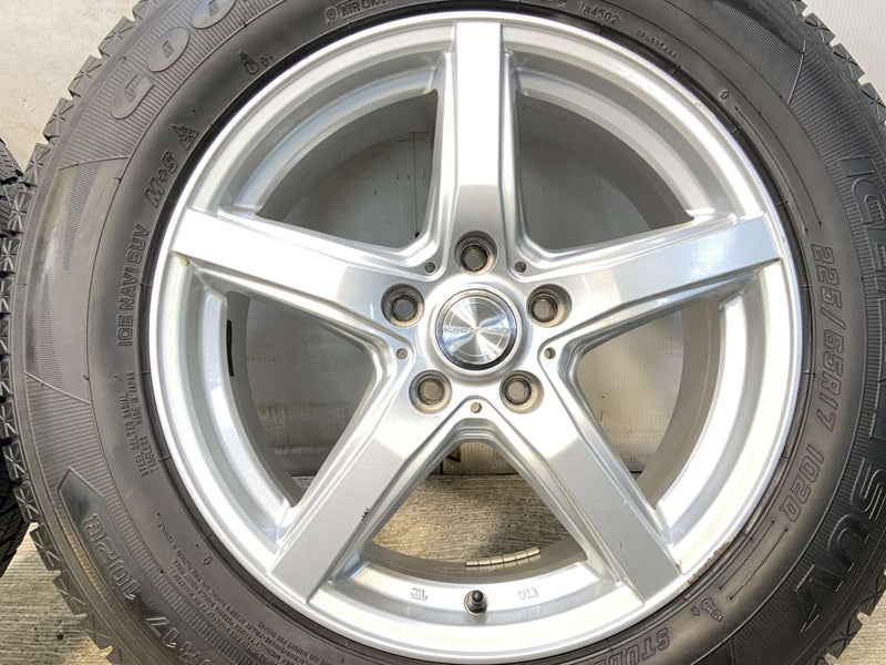 グッドイヤー アイスナビ SUV 225/65R17  /　 VIOLENTO 7.0J+55 114.3-5穴 4本