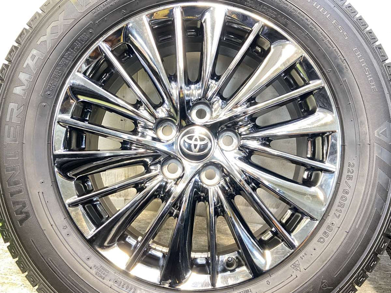 ダンロップ ウィンターマックス 03 225/60R17  /トヨタ純正  6.5J+33 114.3-5穴 4本