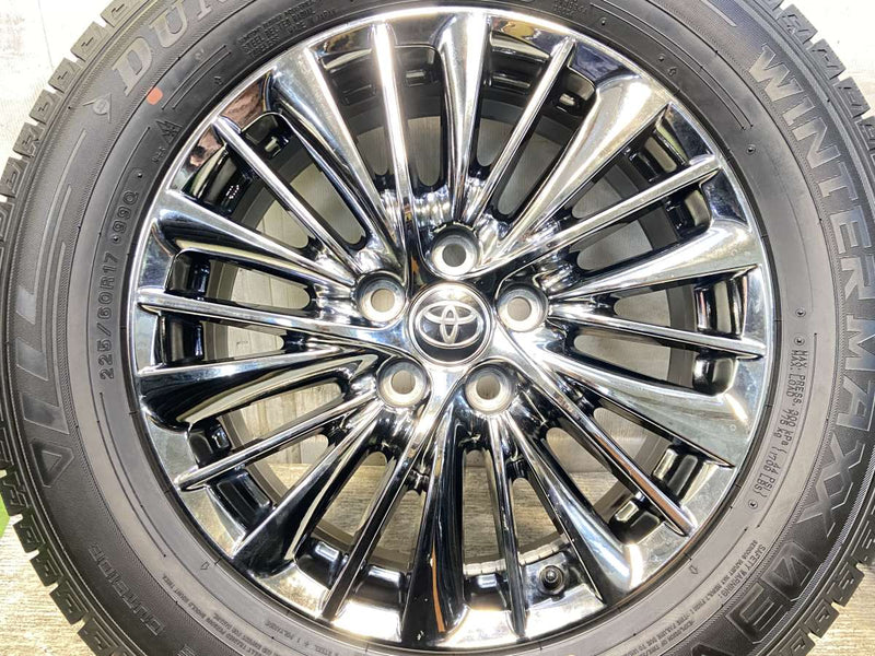 ダンロップ ウィンターマックス 03 225/60R17  /トヨタ純正  6.5J+33 114.3-5穴 4本