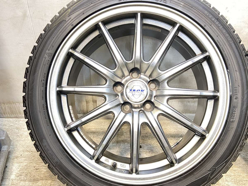 ダンロップ ウィンターマックス WM02 215/45R17  /　 ZACK 7.0J+48 100-5穴 4本