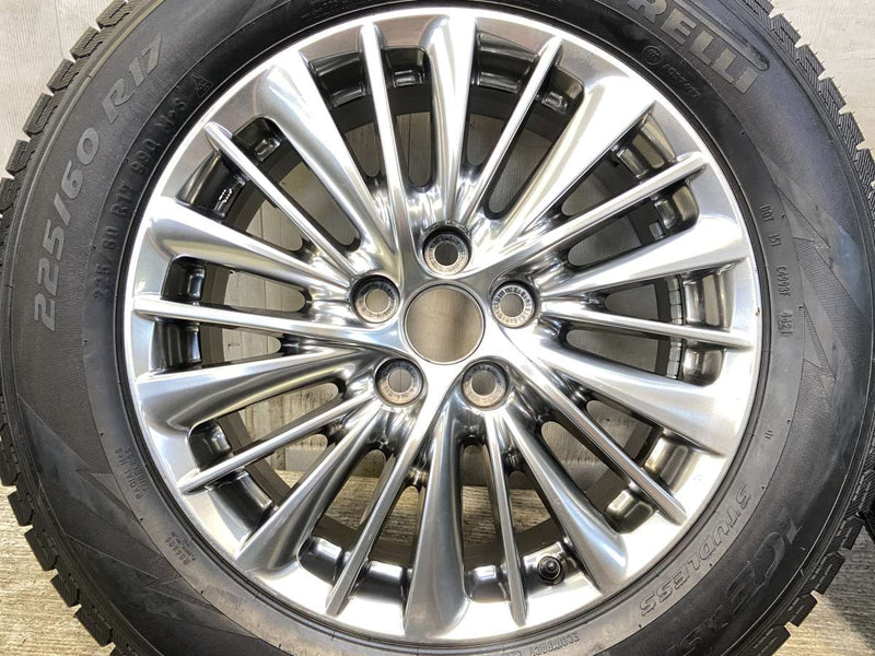 ピレリ アイスアシンメトリコ PLUS 225/60R17  /トヨタ純正  6.5J+33 114.3-5穴 4本