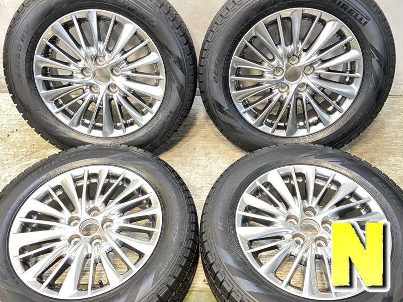 ピレリ アイスアシンメトリコ PLUS 225/60R17  /トヨタ純正  6.5J+33 114.3-5穴 4本