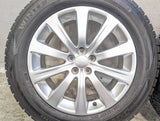 ダンロップ ウィンターマックス WM02 225/60R17  /スバル純正  7.0J+55 100-5穴 4本