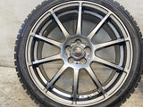 ダンロップ ウィンターマックス WM01 225/40R18  /　 SCHNEDER 7.0J+48 100-5穴 4本