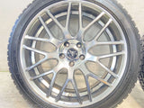 ダンロップ ウィンターマックス WM01 245/45R20  /WORK RYVER 8.5J+38 114.3-5穴 4本