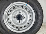 ブリヂストン エコピアR680 145/80R12 80/78N LT /スズキ純正  4.0J+ 100-4穴 4本