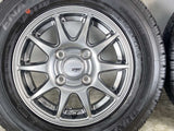 ダンロップ エナセーブ VAN01 145R12 6PR /　 SPORT ABELIA 4.0J+42 100-4穴 4本