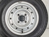 ダンロップ DV-01 145R12 6PR /ダイハツ純正  4.0J+ 100-4穴 4本