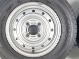 ダンロップ DV-01 145R12 6PR /ダイハツ純正  4.0J+ 100-4穴 4本