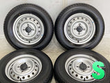 ヨコハマ スーパーバン 355 145R12 6PR /スズキ純正  3.5J+ 100-4穴 4本