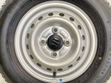 ヨコハマ スーパーバン 355 145R12 6PR /スズキ純正  3.5J+ 100-4穴 4本