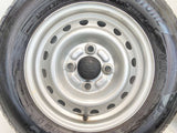 ブリヂストン K370 145/80R12 80/78 LT /ダイハツ純正  4.0J+ 100-4穴 4本