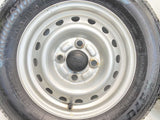 ブリヂストン K370 145/80R12 80/78 LT /ダイハツ純正  4.0J+ 100-4穴 4本