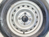 ブリヂストン K370 145/80R12 80/78LT /ダイハツ純正  4.0J+ 100-4穴 4本
