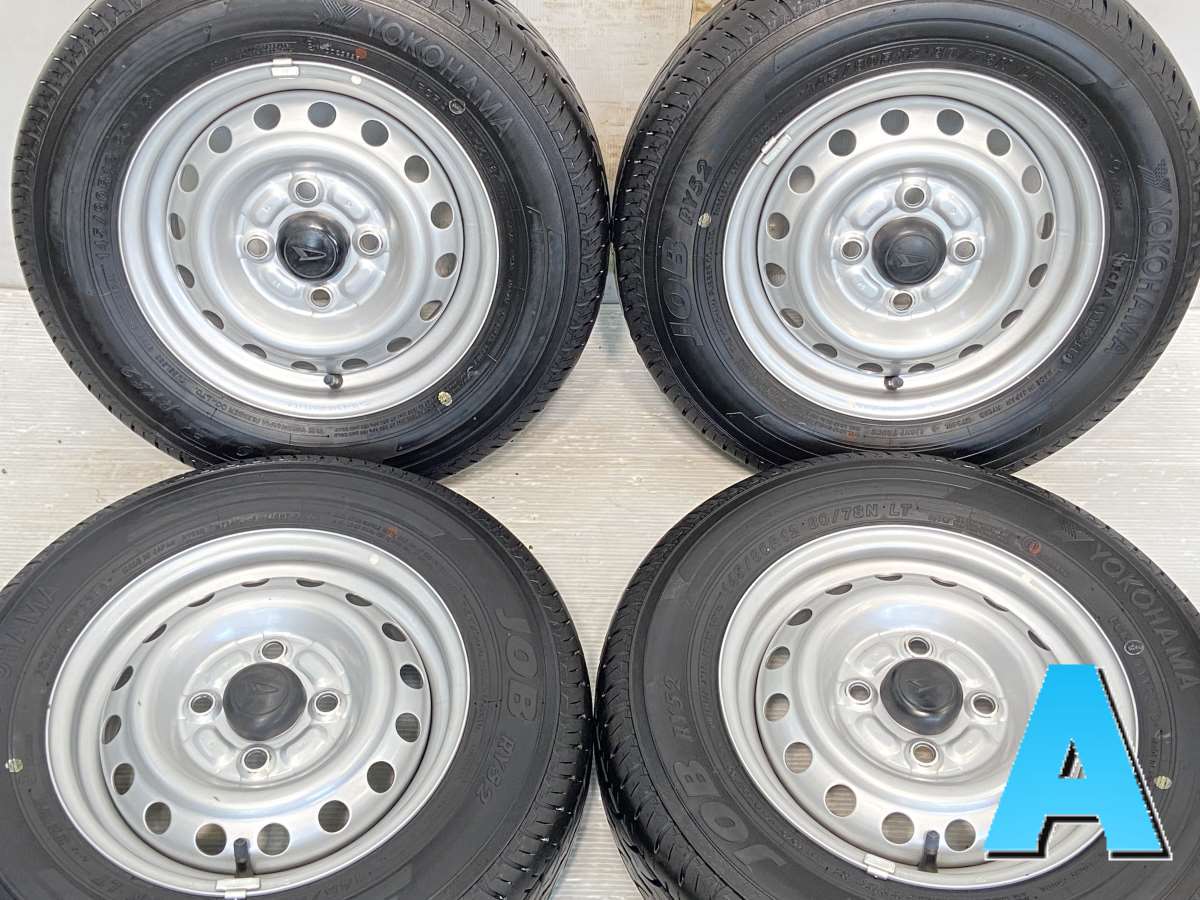 ヨコハマ JOB RY52 145/80R12 80/78LT /ダイハツ純正 4.0J+ 100-4穴 4 