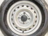 ブリヂストン K370 145/80R12 80/78LT /ダイハツ純正  4.0J+ 100-4穴 4本