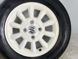 ブリヂストン ネクストリー 155/65R13  /スズキ純正  4.0J+45 100-4穴 4本