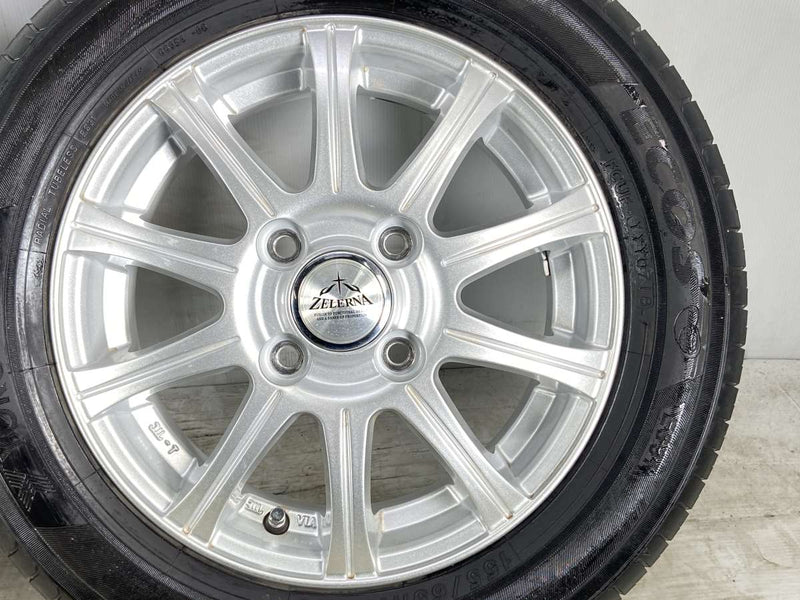 ヨコハマ エコス ES31 155/65R13 / ZELERNA 4.0J+43 100-4穴 4本 