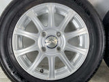 ヨコハマ エコス ES31 155/65R13  /　 ZELERNA 4.0J+43 100-4穴 4本