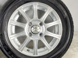 ヨコハマ エコス ES31 155/65R13  /　 ZELERNA 4.0J+43 100-4穴 4本