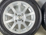 ヨコハマ エコス ES31 155/65R13  /　 ZELERNA 4.0J+43 100-4穴 4本