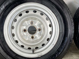 トーヨータイヤ V-02e 165R13 6PR /日産純正  5.0J+ 100-4穴 4本