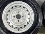 トーヨータイヤ V-02e 165R13 6PR /日産純正  5.0J+ 100-4穴 4本