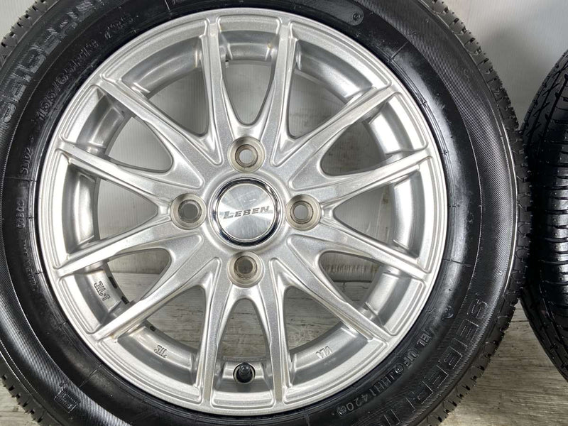 セイバーリング SL101 155/65R13 / LEBEN 4.0J+43 100-4穴 4本 – タイヤ・ホイールカンパニー