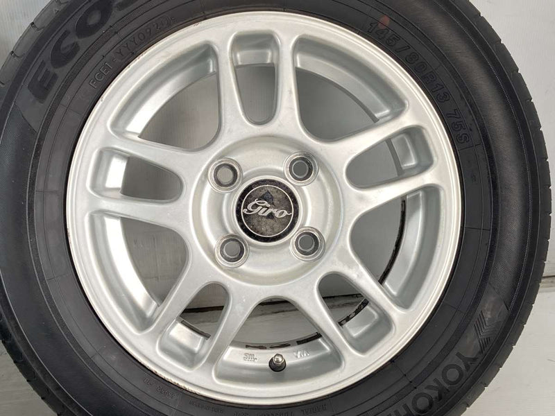 ヨコハマ エコス ES31 145/80R13 /ブリヂストン GIRO 4.5J+43 100-4穴