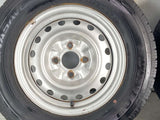 ダンロップ エナセーブ VAN01 165R13 6PR /日産純正  5.0J+ 100-4穴 4本