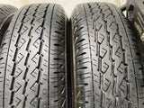 ブリヂストン V600 165R13 6PR /トヨタ純正  5.0J+ 100-4穴 4本