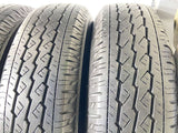 ブリヂストン V600 165R13 6PR /トヨタ純正  5.0J+ 100-4穴 4本