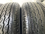 ブリヂストン V600 165R13 6PR /トヨタ純正  5.0J+ 100-4穴 4本