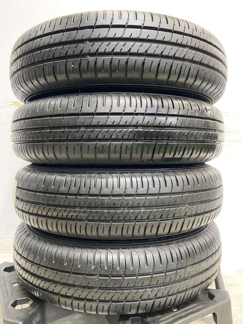 タイヤ未走行に近い【DUNLOP EC204 145/80R13】夏タイヤ【MILLOUS RE