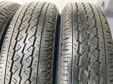 ブリヂストン V600 165R13 6PR /トヨタ純正  5.0J+ 100-4穴 4本