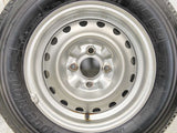 ブリヂストン V600 165R13 6PR /日産純正  5.0J+ 100-4穴 4本