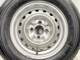 ブリヂストン V600 165R13 6PR /日産純正  5.0J+ 100-4穴 4本