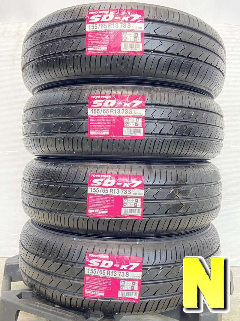 トーヨータイヤ SDーK7 155/65R13  4本