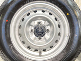 ブリヂストン RD-613 STEEL 165/80R13 90/88LT /日産純正  5.0J+ 100-4穴 4本