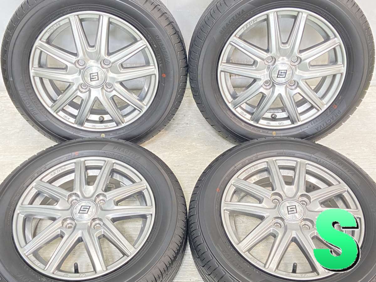 イエローハット PRACTIVA 155/65R13 / SEIN STREET 4.0J+45 100-4穴 4