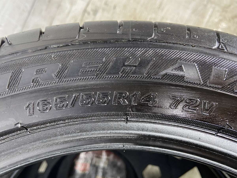 ファイアストン ファイアホーク ワイドオーバル 165/55R14  2本