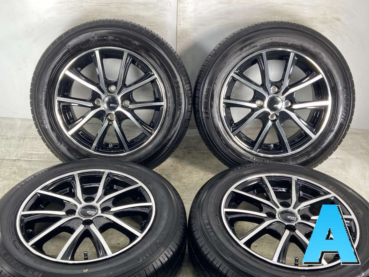 イエローハット エコファイン 165/70R14 / SPORT KRONE 5.5J+43 100-4穴 4本 – タイヤ・ホイールカンパニー